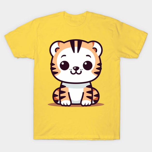 Cute Tiger T-Shirt by Flowerandteenager